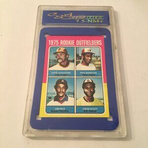 1975 Topps Jim Rice Rookie Card RC #616 CSA 7.5 NM+ Outfielders